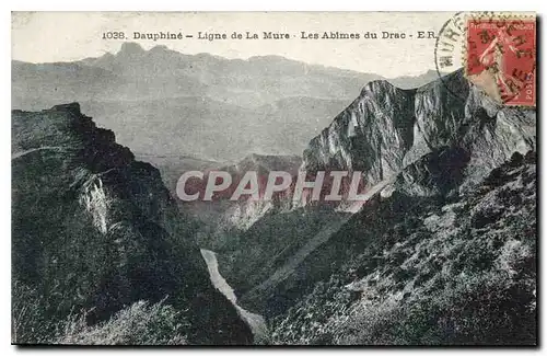 Cartes postales Dauphine Ligne de la Mure Les Abimes du Drac