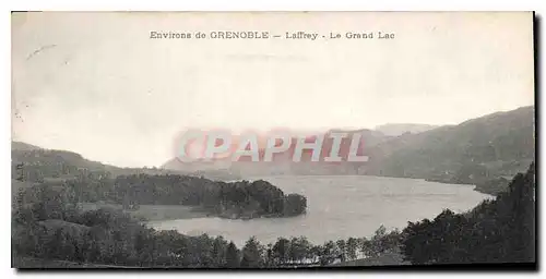 Ansichtskarte AK Environs de Grenoble Laffrey Le Grand Lac