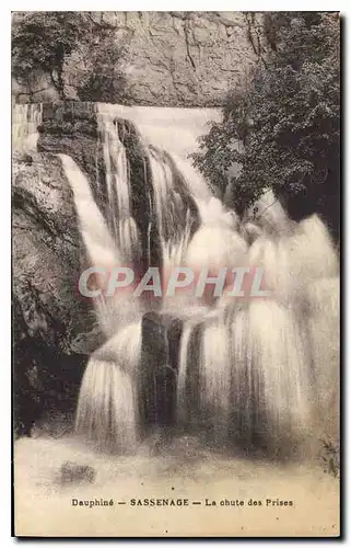 Cartes postales Dauphine Sassenage La chute des Prises