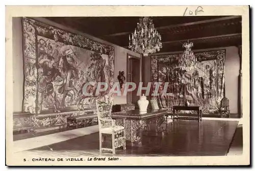 Cartes postales Chateau de Vizille Le Grand Salon