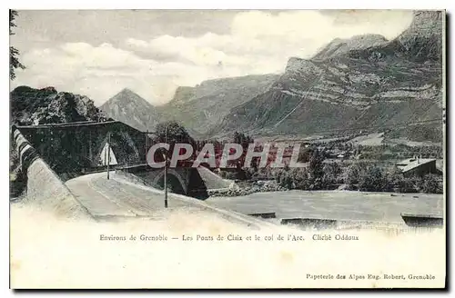 Cartes postales Environs de Grenoble Les Ponts de Claix et le col de l'Arc