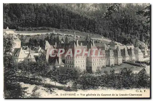 Ansichtskarte AK Dauphine Vue generale du Couvent de la Grande Chartreuse