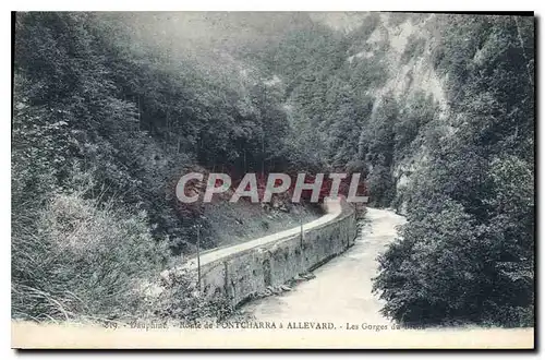 Cartes postales Dauphine Route de Pontcharra a Allevard