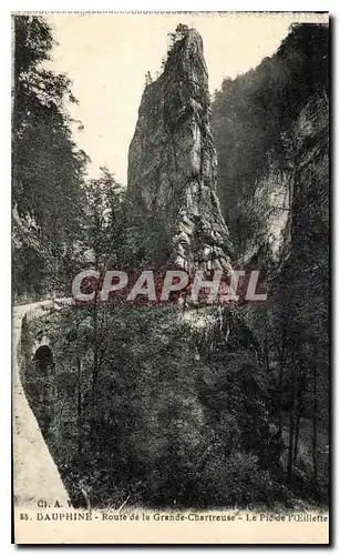 Cartes postales Dauphine Route de la Grande Chartreuse Le Pic de l'Ceillette