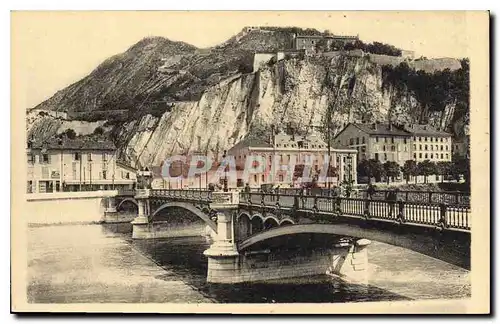 Ansichtskarte AK Grenoble Le Pont de la Porte de France et les Forts