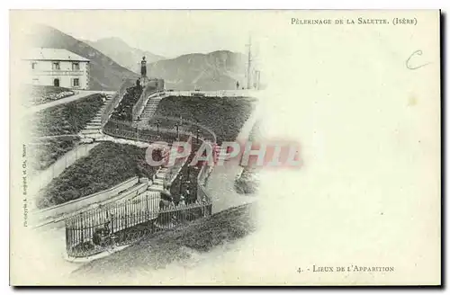 Cartes postales Pelerinage de la Salette Isere Lieux de l'Apparition (Carte precuseur)
