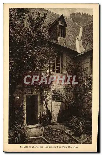 Cartes postales La Grande Chartreuse Le Jardin d'un Pere Chartreux