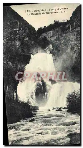 Cartes postales Dauphine Bourg d'Oisans La Cascade de Sarennes