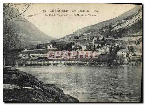 Ansichtskarte AK Grenoble Les Bords de l'Isere Le col de Clemenciere et St martin de Vinoux