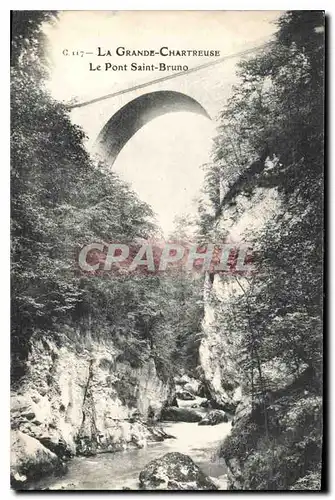 Ansichtskarte AK La Grande Chartreuse Le Pont Saint Bruno