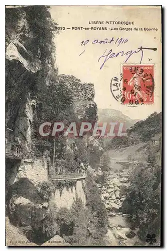 Cartes postales Pont en Royans Les Gorges de la Bourne