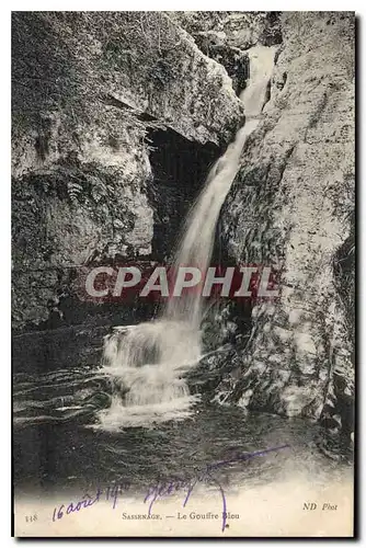 Ansichtskarte AK Sassenage Le Gouffre Bleu