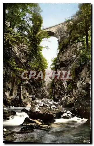 Cartes postales Paysage de Chartreuse La route du Desert Le pont Saint Bruno