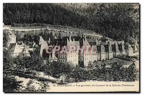 Cartes postales Dauphine Vue generale du Couvent de la Grande Chartreuse