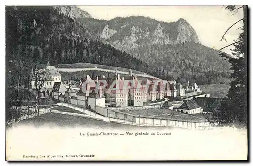 Cartes postales La Grande Chartreuse Vue generale du Couvent