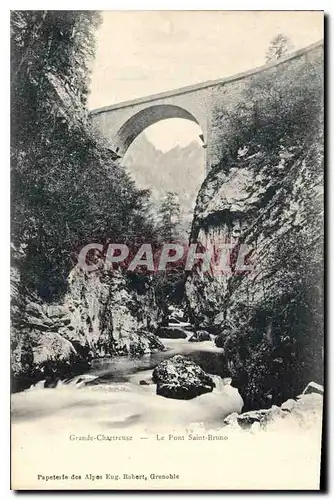 Cartes postales Grande Chartreuse Le Pont Saint Bruno