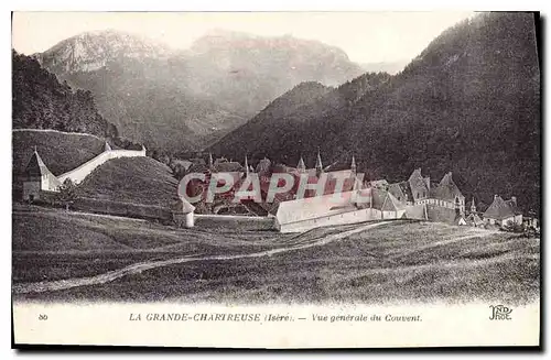 Cartes postales La Grande Chartreuse Isere Vue generale du Couvent