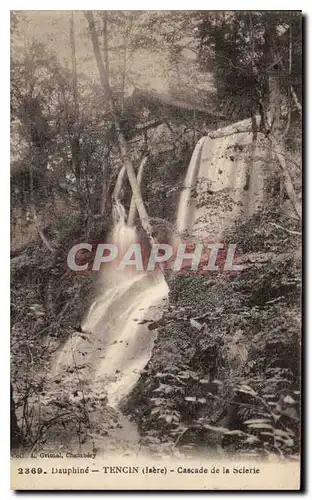 Cartes postales Dauphine Tencin Isere Cascade de la Scierie