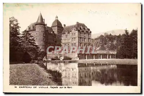 Cartes postales Chateau de Vizille Facade sur le Parc