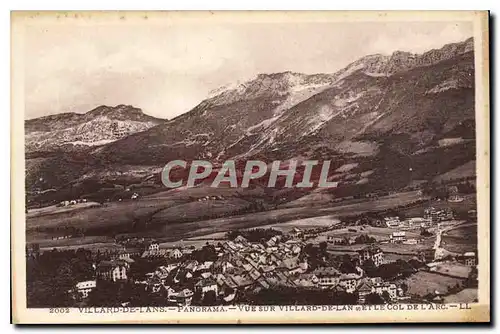 Cartes postales Villard les Bains Panorama Vue sur Villard de lan et le Col de l'Arc