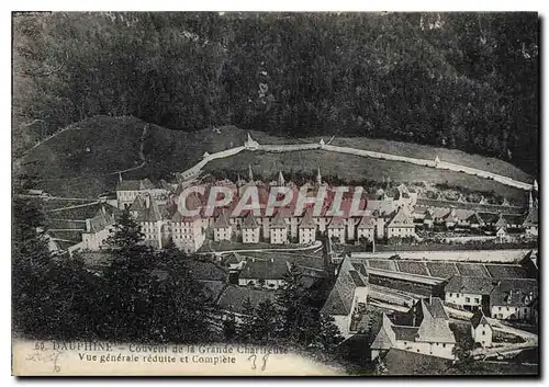 Cartes postales Dauphine Couvent de la Grande Chartreuse Vue generale reduite et Compiete