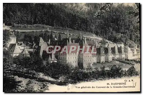 Cartes postales Dauphine Vue generale du Couvent de la Grande Chartreuse