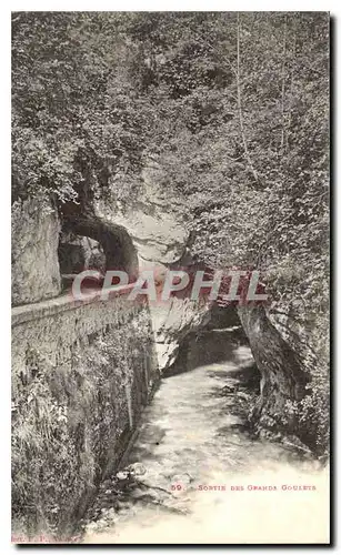 Cartes postales Sortie des Grands Goulets