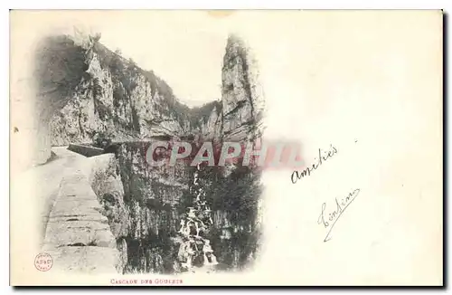 Cartes postales Cascade des Goulets (carte precurseur)