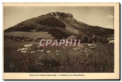 Cartes postales Route de la Grande Chartreuse Le Sappey et le Chamechaude