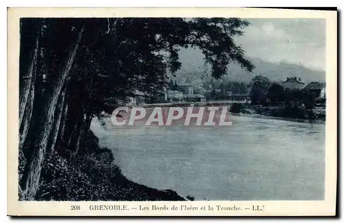 Cartes postales Grenoble Les Bords de l'Isere et la Tronche