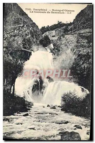 Cartes postales Dauphine Bourg d'Oisans La Cascade de Sarennes