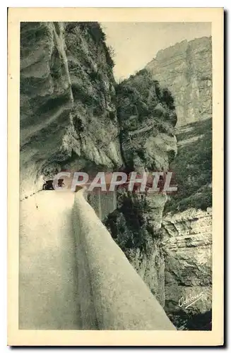 Cartes postales Dauphine Route des Grands Goulets la roche Fendue