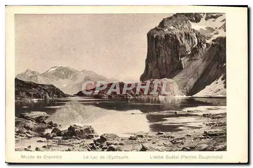 Cartes postales Musee de Grenoble le Lac de l'Eychauda l'Abbe Guetal Peintre Dauphinois