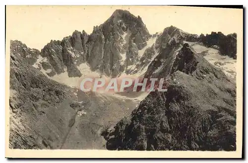 Ansichtskarte AK Massif du Pelvoux la Barre des Ecrins