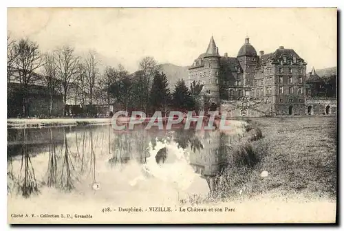 Cartes postales Dauphine Vizille le Chateau et son Parc