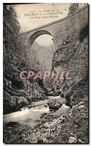 Ansichtskarte AK La Route de la Grande Chartreuse le Pont Saint Bruno