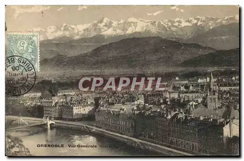 Cartes postales Grenoble vue generale