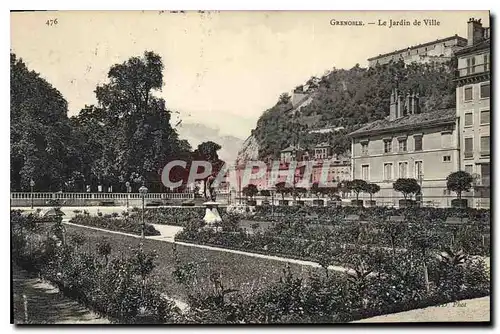 Cartes postales Grenoble le Jardin de Ville