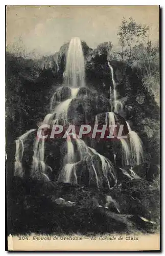 Cartes postales Environs de Grenoble la Cascade de Claix