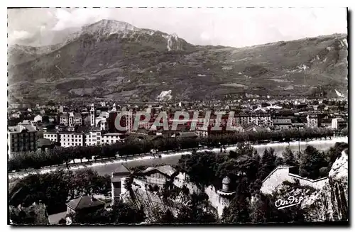 Ansichtskarte AK Les Belles Alpes Francaises Grenoble vue prise du Jardin des dauphins au fond le Moucherotte