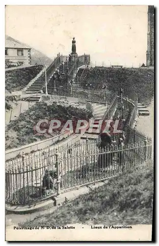 Cartes postales Pelerinage de N D de la Salette Lieux de l'Apparition