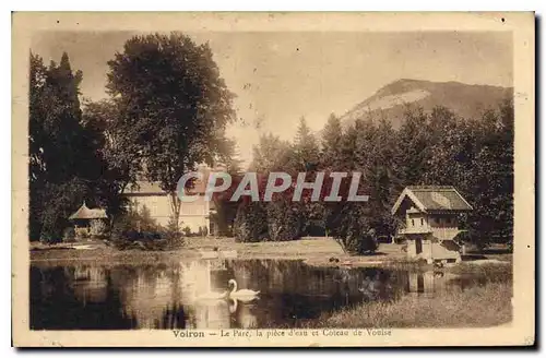 Cartes postales Voiron le Parc la Piece d'eau et Coteau de Vouise