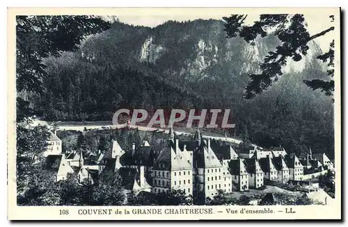 Cartes postales Couvent de la Grande Chartreuse vue d'ensemble