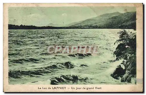 Cartes postales Le Lac de Laffrey un jour de Grand Vent