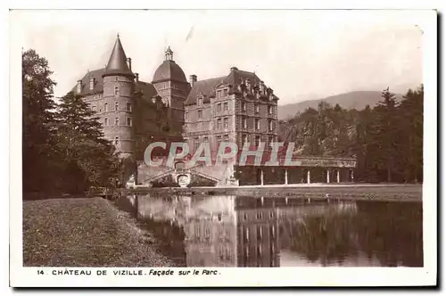 Ansichtskarte AK Chateau de Vizille Facade sur le Parc