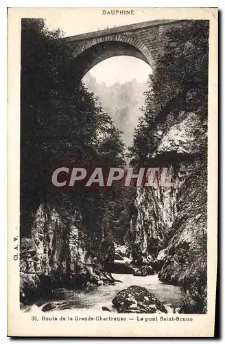 Cartes postales Route de la Grande Chartreuse le Pont Saint Bruno