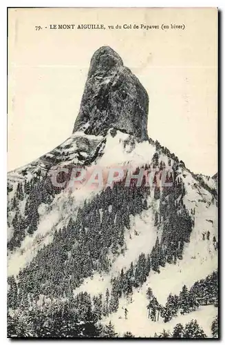 Ansichtskarte AK Le Mont Aiguille vu du Col de Papavet en hiver