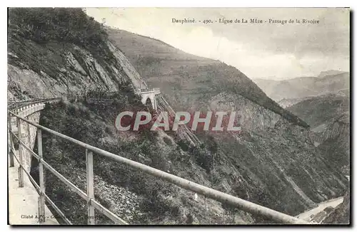 Cartes postales Dauphine Ligne de la Mure Passage de la Rivoire