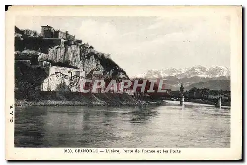 Cartes postales Grenoble l'Isere Porte de France et les Forts