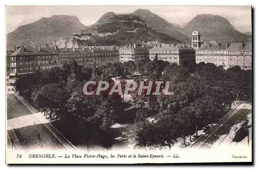 Cartes postales Grenoble la Place Victor Hugo les Forts et le Saint Eynard